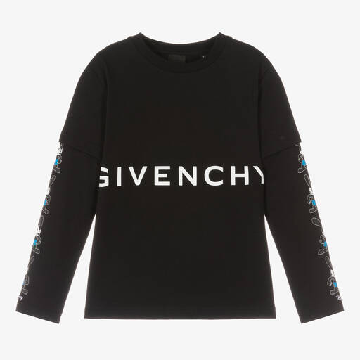 Givenchy-Черный топ Disney для мальчиков-подростков | Childrensalon