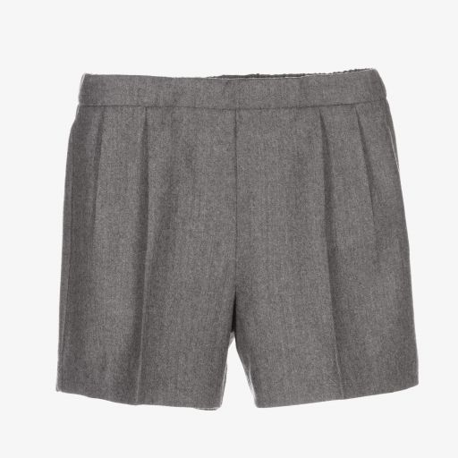 Gucci-Baby Boys Grey Wool Shorts | Childrensalon
