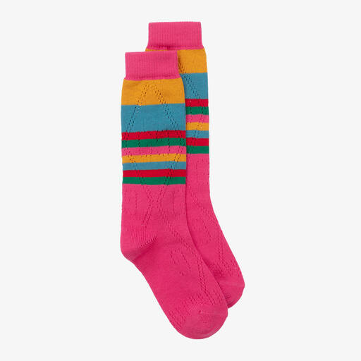 Gucci-Трикотажные носки с принтом GG | Childrensalon