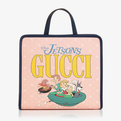 Gucci-Розовая сумка-тоут для девочек (28см) | Childrensalon