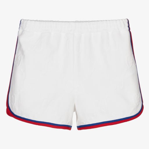 Gucci-Weiße Shorts aus GG Jacquard (M) | Childrensalon