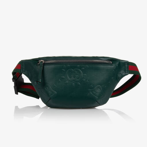 Gucci-Sac ceinture GG en cuir vert 26 cm | Childrensalon