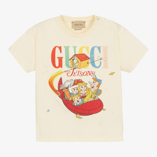 Gucci-T-shirt ivoire The Jetsons  | Childrensalon