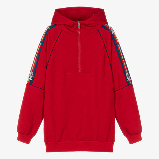 Gucci-Teen Boys Red The Jetsons GG Zip-Up Top | Childrensalon