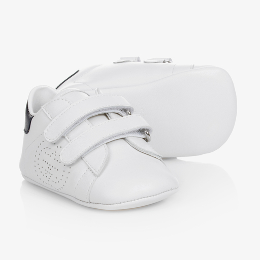 Gucci-Белые кожаные кроссовки для малышей | Childrensalon