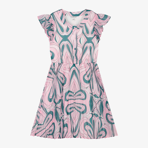 Guess-Junior Girls Pink Geometric Print Dress | Childrensalon