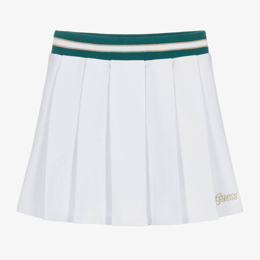 Guess-Junior Girls White Milano Jersey Skirt | Childrensalon