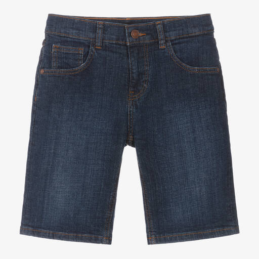 Guess-Teen Boys Blue Denim Shorts | Childrensalon