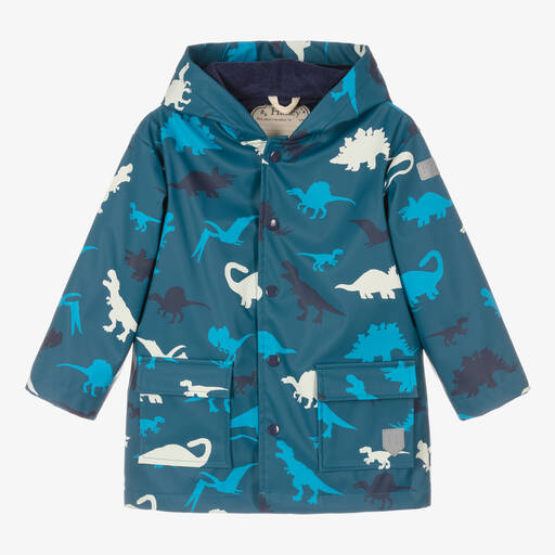 Hatley-معطف واقي من المطر لون أزرق للأولاد  | Childrensalon