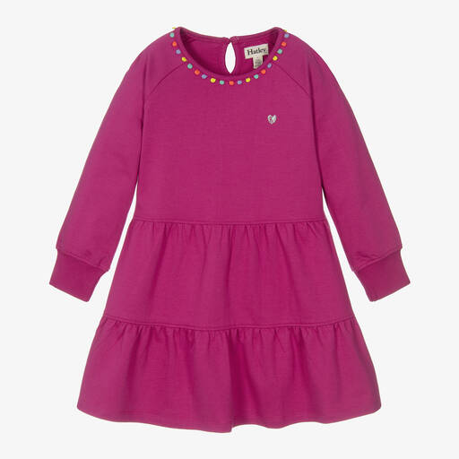 Hatley-Girls Pink Cotton Dress | Childrensalon