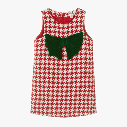 Hatley-Girls Red Houndstooth Dress | Childrensalon