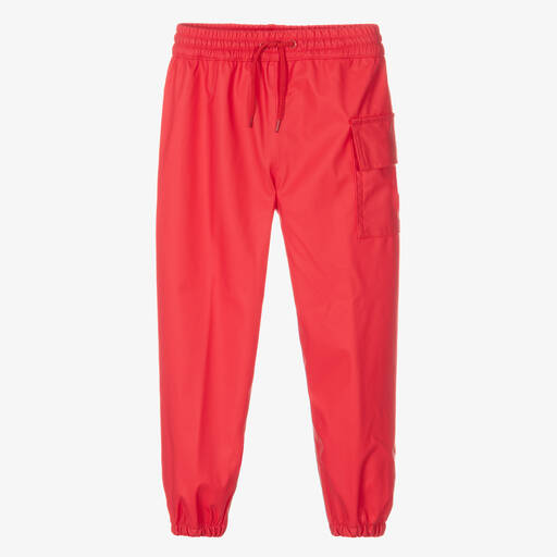 Hatley-Красные брюки с цветовыми акцентами | Childrensalon