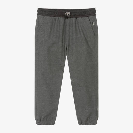 Il Gufo-Boys Grey Flannel Trousers | Childrensalon