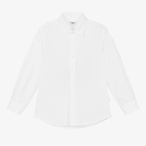 Il Gufo-Boys White Cotton Shirt | Childrensalon