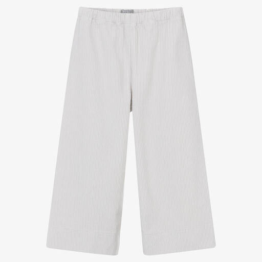 Il Gufo-Pantalon gris en velours côtelé | Childrensalon