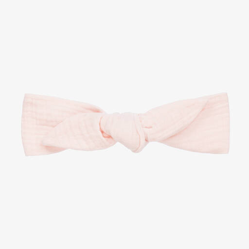 Jamiks-Розовая хлопковая повязка на голову для девочек | Childrensalon