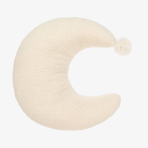 Jamiks-Ivory Moon Bouclé Fleece Nursing Pillow (52cm) | Childrensalon