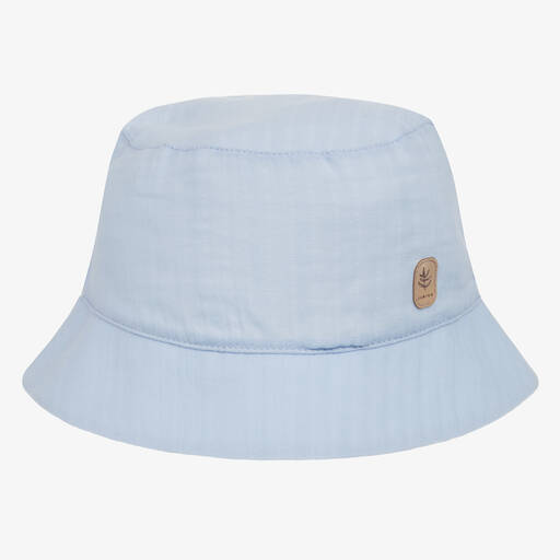 Jamiks-قبعة قطن عضوي لون أزرق فاتح | Childrensalon