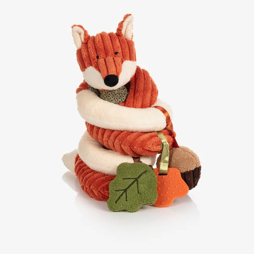 Jellycat-Baby Fox Corduroy Spiral Activity Toy (23cm) | Childrensalon
