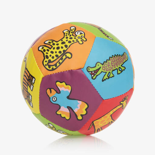 Jellycat-كرة طرية بطبعة ملونة (10سم) | Childrensalon
