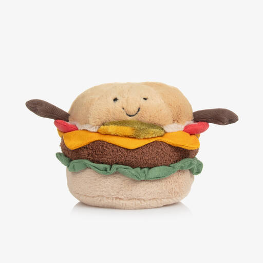 Jellycat-Beige Amuseables Burger Soft Toy (12cm) | Childrensalon