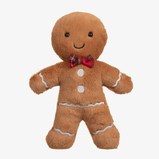 Jellycat-Brown Gingerbread Fred Soft Toy (19cm) | Childrensalon