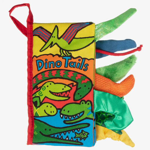 Jellycat-كتاب أنشطة Dino Tails بطبعة ملونة (21سم) | Childrensalon