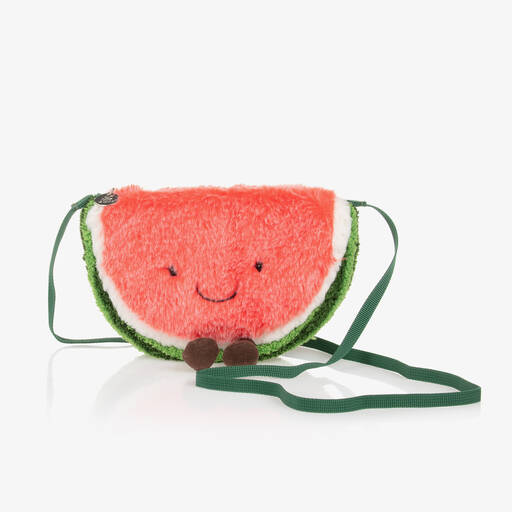 Jellycat-Girls Red Watermelon Bag (21cm) | Childrensalon