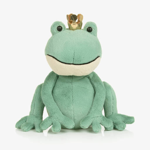 Jellycat-Green Fabian Frog Prince Soft Toy (23cm) | Childrensalon