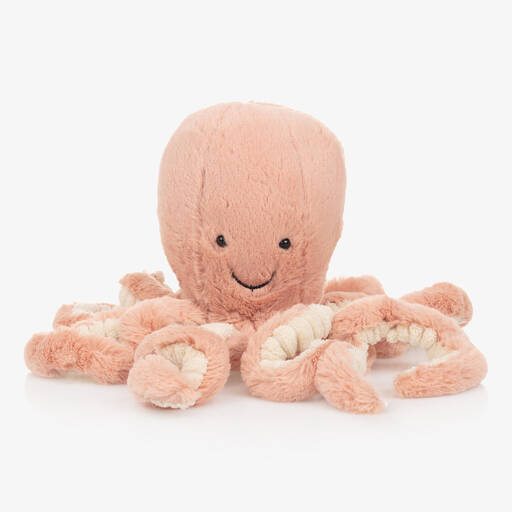 Jellycat-Розовая мягкая игрушка Odell Octopus (22см) | Childrensalon