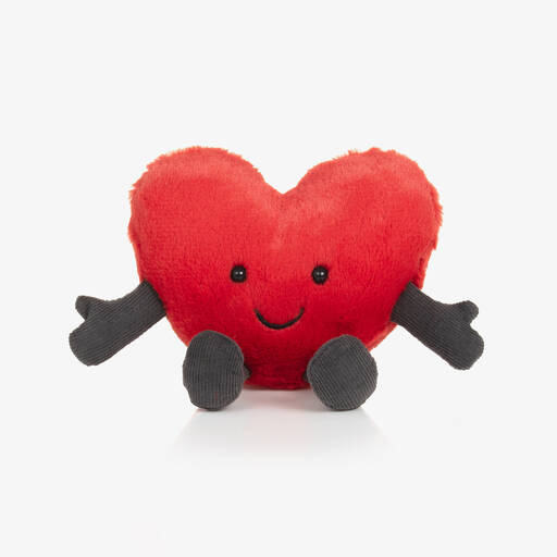 Jellycat-Red Amuseable Heart Soft Toy (13cm) | Childrensalon
