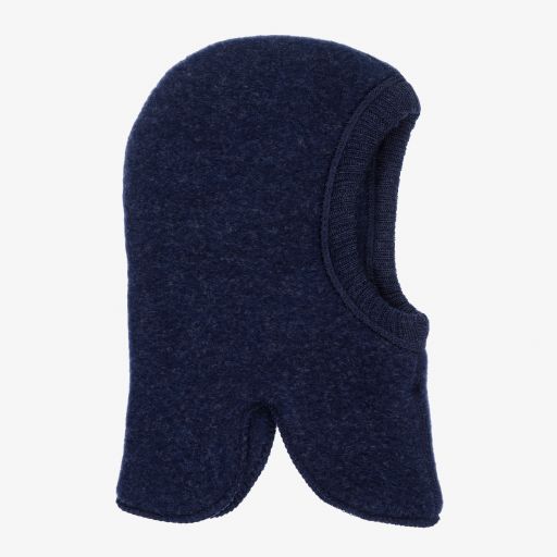 Joha-Cagoule bleue en laine thermique | Childrensalon