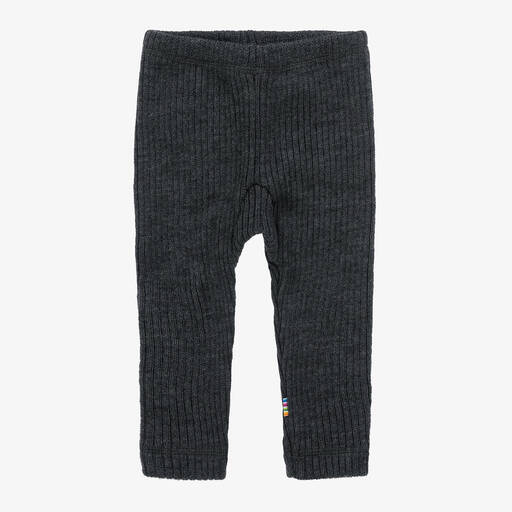 Joha-Legging gris en laine mérinos | Childrensalon