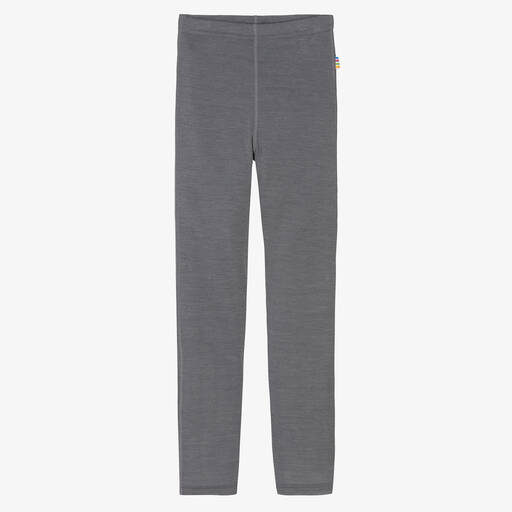 Joha-Grey Merino Wool & Silk Leggings  | Childrensalon