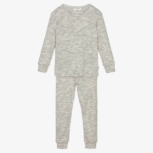 Joha-Grey Organic Cotton Pyjamas | Childrensalon
