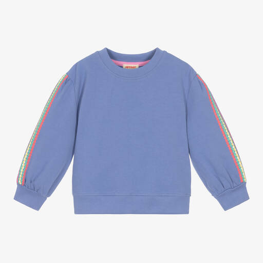 Joyday-Blaues Baumwoll-Sweatshirt | Childrensalon