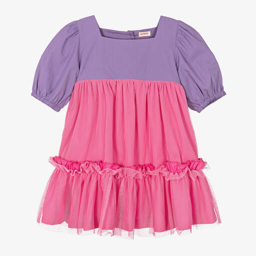 Joyday-Girls Purple & Pink Tulle Dress | Childrensalon