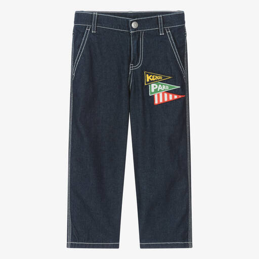 KENZO KIDS-Синие джинсы для мальчиков | Childrensalon