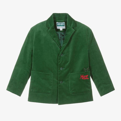 KENZO KIDS-Grüner festlicher Blazer für Jungen | Childrensalon