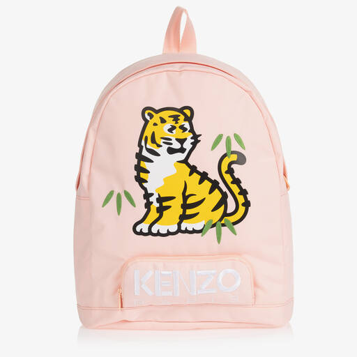 KENZO KIDS-Pink KOTORA Tiger Backpack (37cm) | Childrensalon