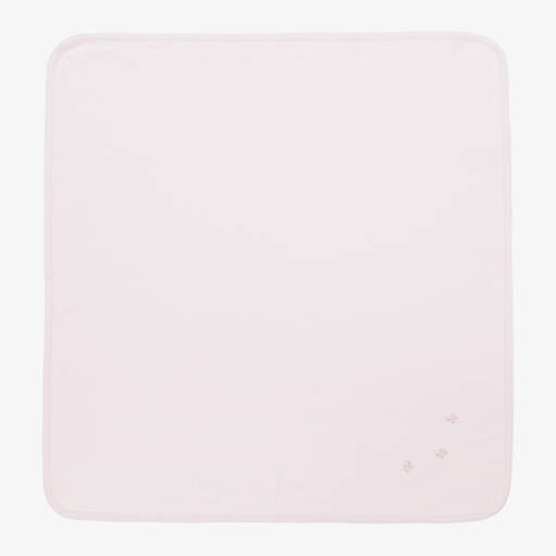 Kissy Kissy-Розовое хлопковое одеяло для малышек (73см) | Childrensalon