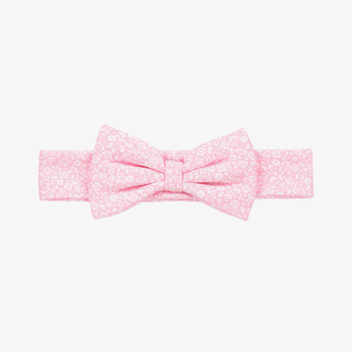 Kissy Kissy-Baby Girls Pink Fall Flower Patch Headband | Childrensalon