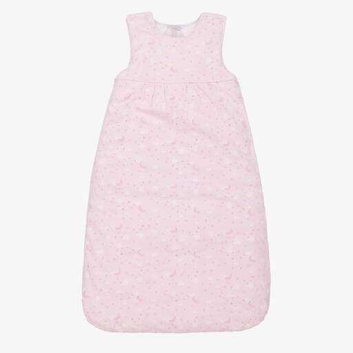 Kissy Kissy-Baby Girls Pink Night Clouds Sleeping Bag (68cm) | Childrensalon