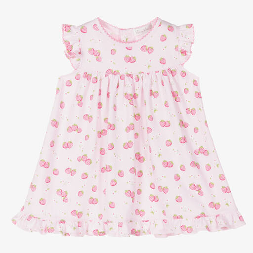Kissy Kissy-Baby Girls Pink Strawberry Essence Dress | Childrensalon