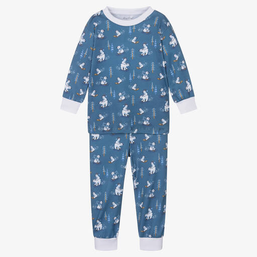 Kissy Kissy-Pyjama bleu à motif ours garçon | Childrensalon