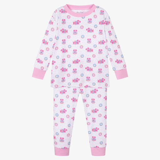 Kissy Kissy-Pyjama rose en coton à donuts fille | Childrensalon