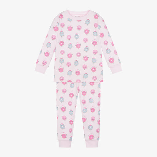 Kissy Kissy-Girls Pink Pima Cotton So Sweet Donut Pyjamas | Childrensalon