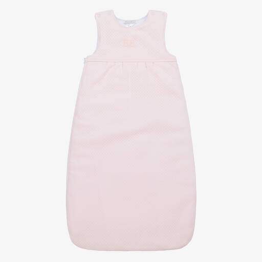 Kissy Kissy-Pink Baby Bear Cub Pima Cotton Sleeping Bag (70cm) | Childrensalon