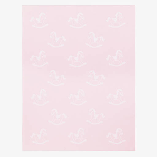 Kissy Kissy-Couverture rose en coton (90 cm) | Childrensalon