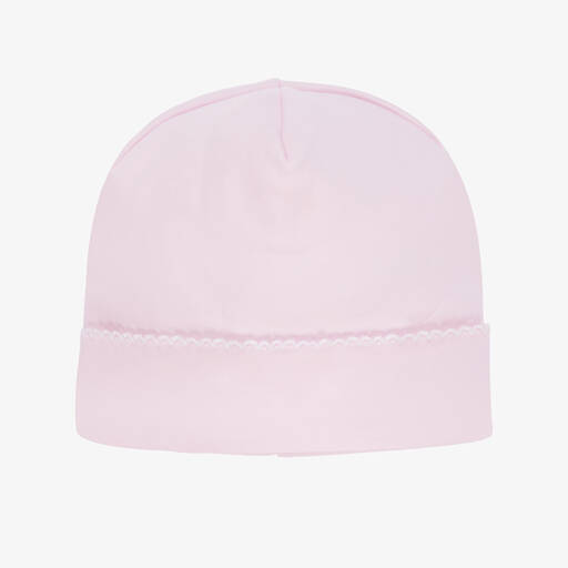 Kissy Kissy-Pink Pima Cotton Baby Hat | Childrensalon